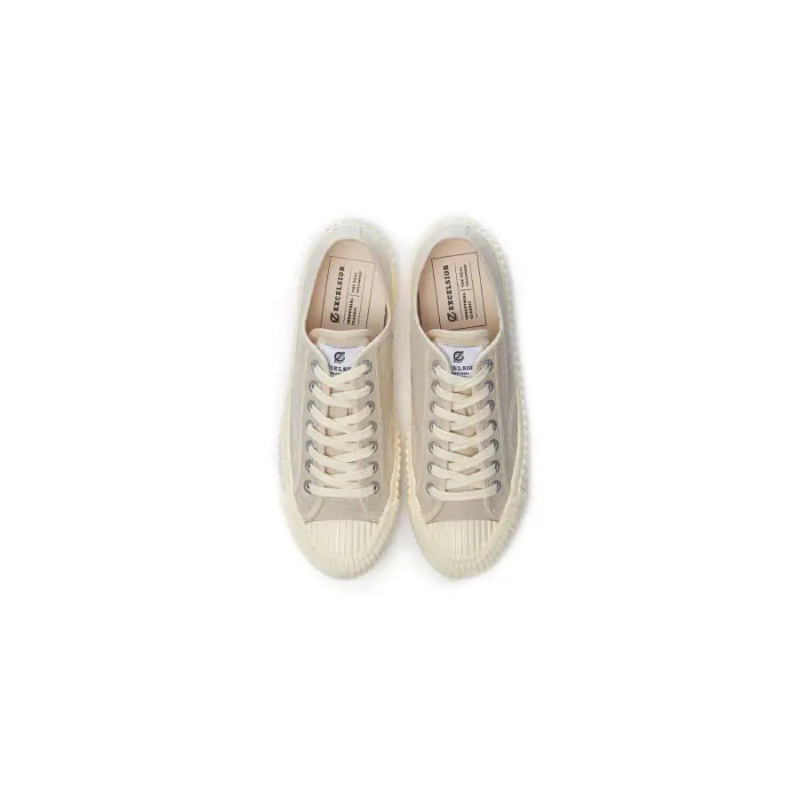 EXCELSIOR BOLT Low-Top Linen - Beige - EXCELSIOR - Sneakers - Harumio