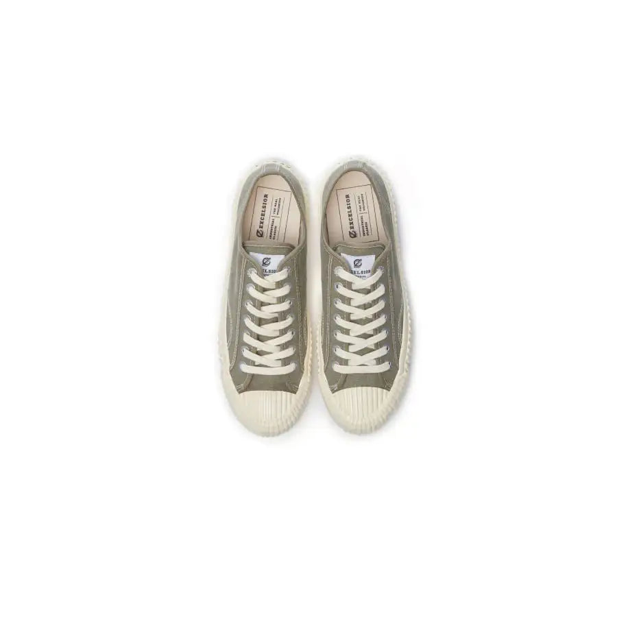 EXCELSIOR BOLT Low-Top Linen - Deep Green - EXCELSIOR - Sneakers - Harumio