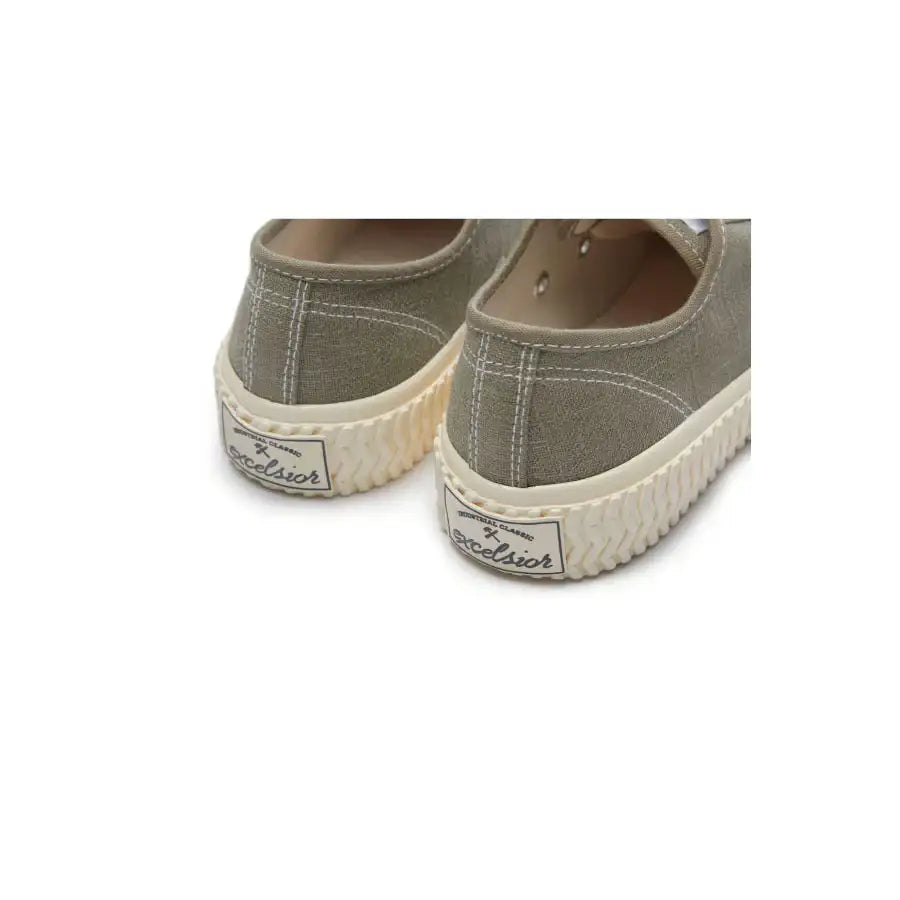EXCELSIOR BOLT Low-Top Linen - Deep Green - EXCELSIOR - Sneakers - Harumio