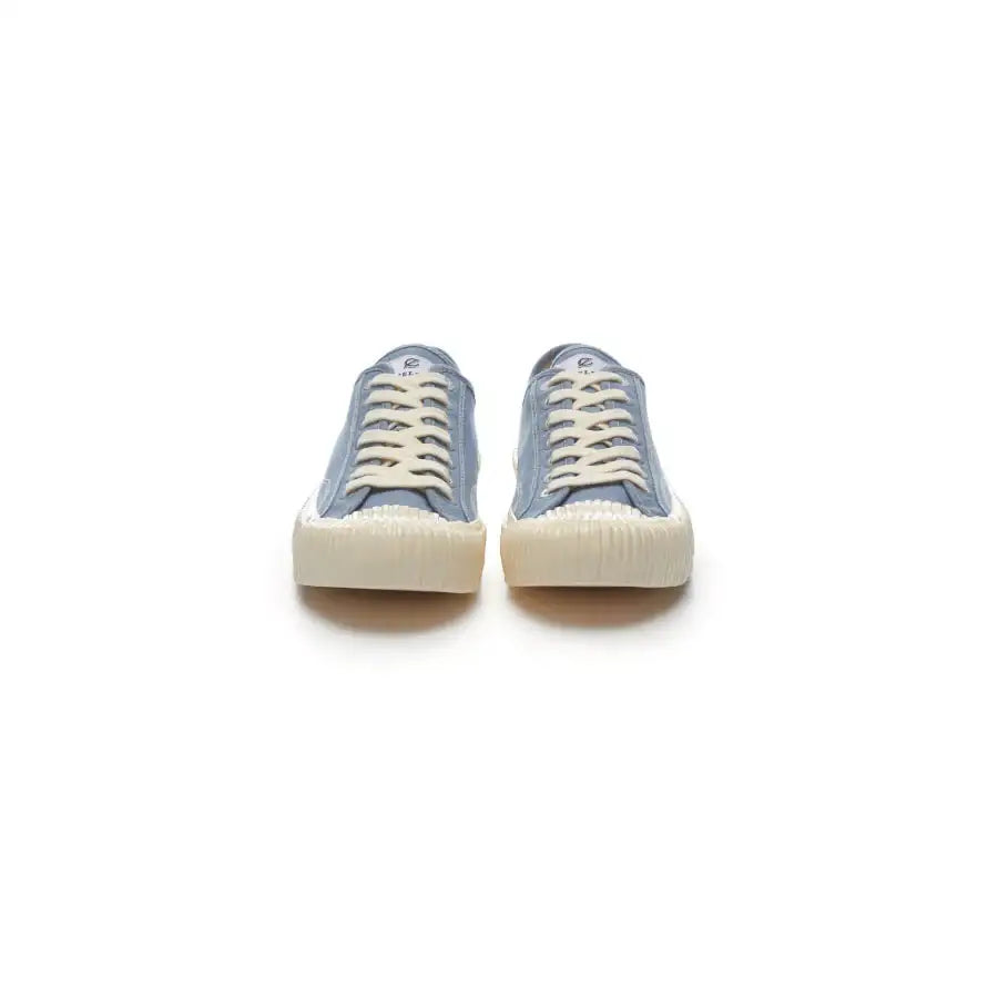 EXCELSIOR BOLT Low-Top Linen - Foggy Blue - EXCELSIOR - Sneakers - Harumio