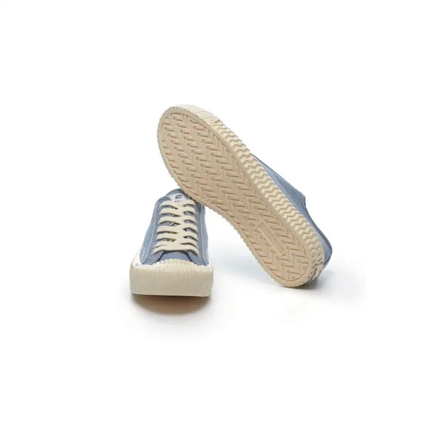 EXCELSIOR BOLT Low-Top Linen - Foggy Blue - EXCELSIOR - Sneakers - Harumio