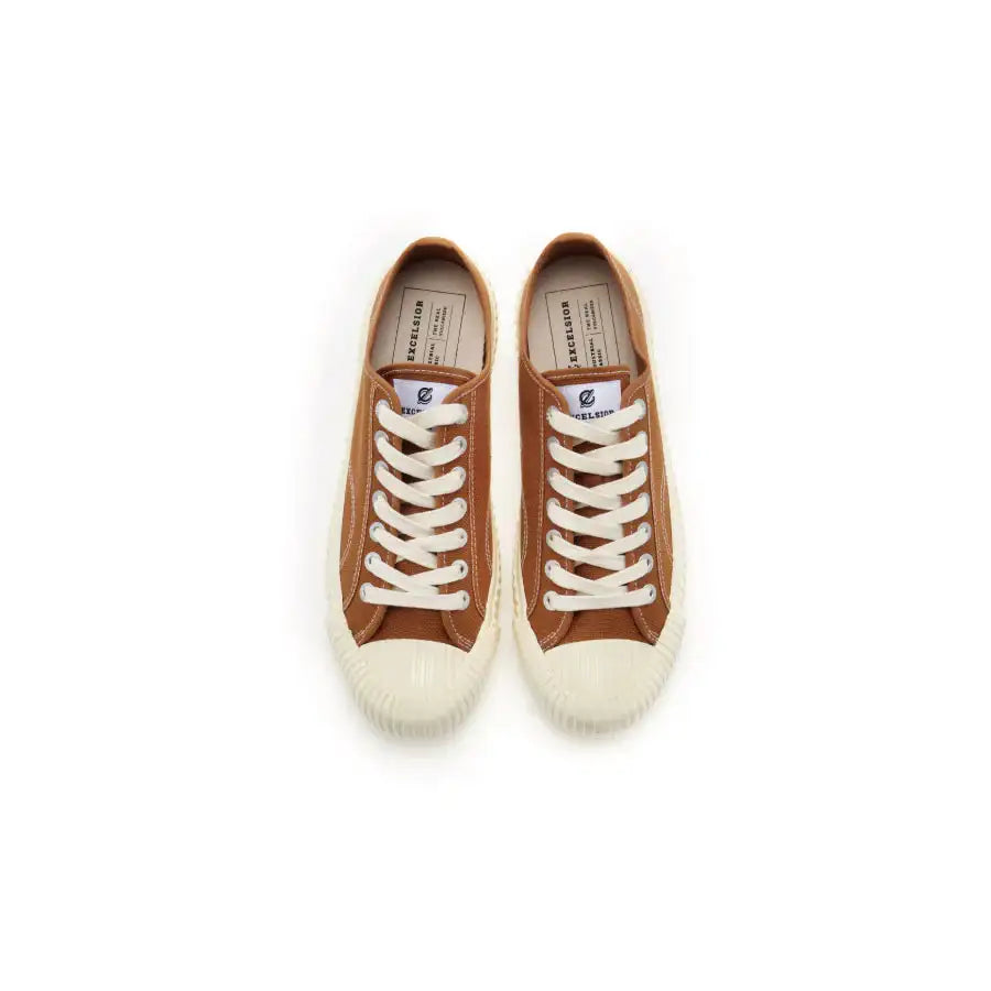 EXCELSIOR BOLT Low-Top 195 - Brown Mahogany - EXCELSIOR - Sneakers - Harumio