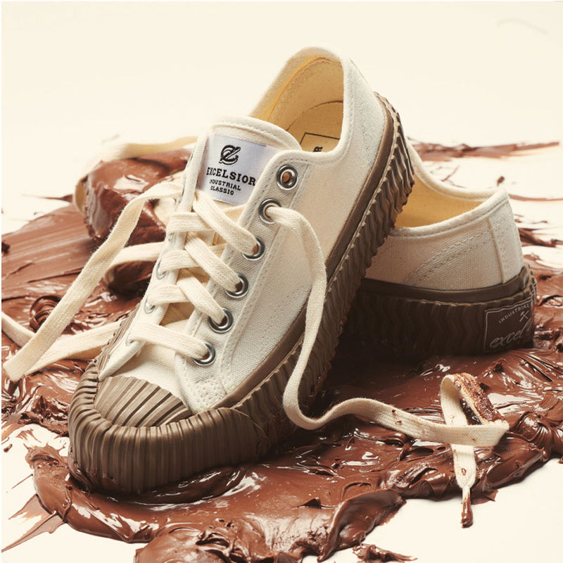 EXCELSIOR BOLT Low-Top - Steam White/Nutella