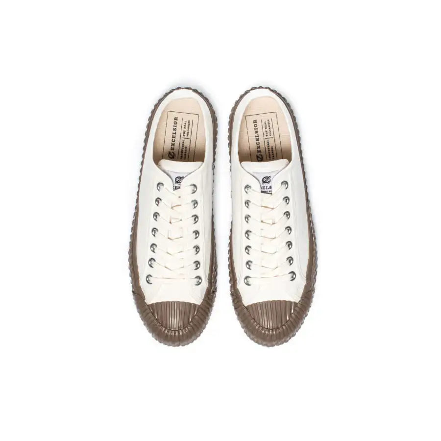 EXCELSIOR BOLT Low-Top - Steam White/Nutella - EXCELSIOR - Sneakers - Harumio