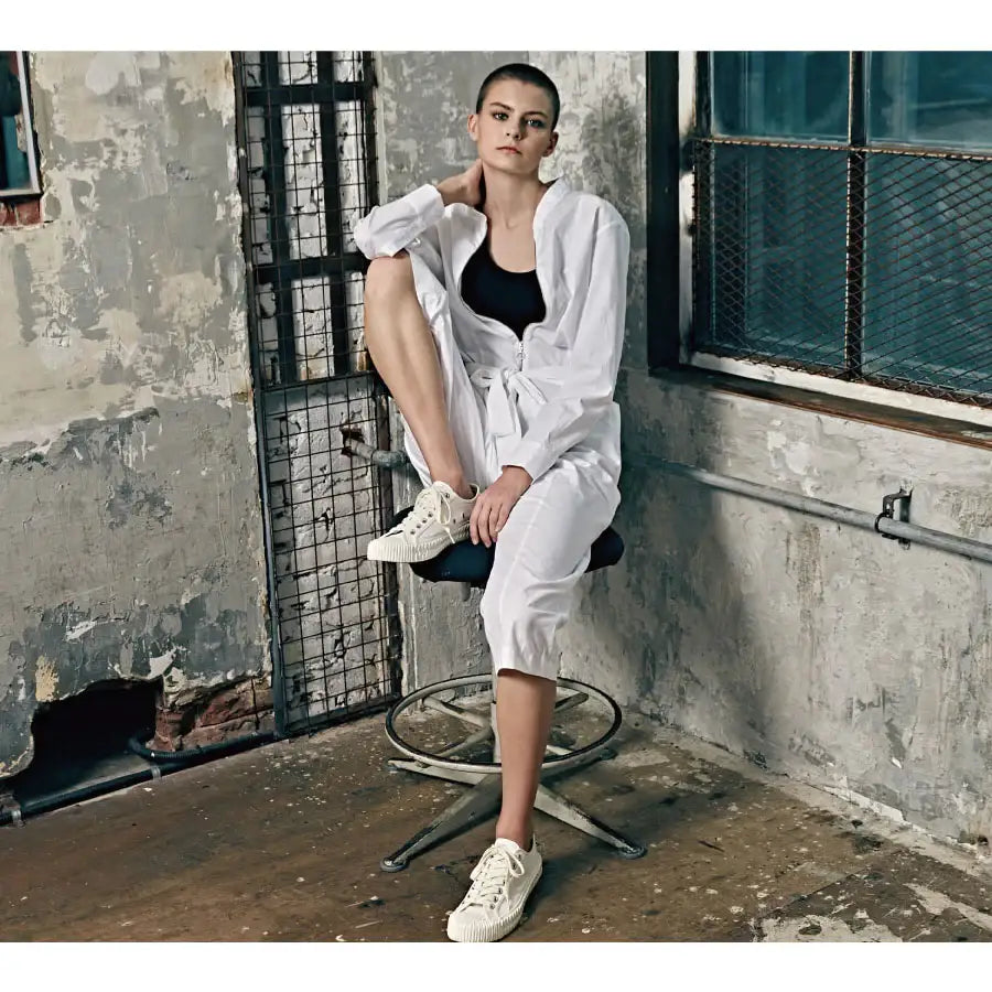 EXCELSIOR BOLT Low-Top - Steam White - EXCELSIOR - Sneakers - Harumio