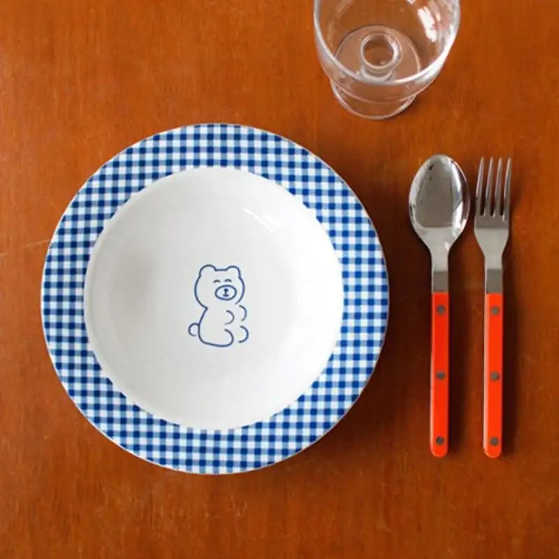1537 - Teddy and Lucy Pasta Bowl - 1537 - Bowls - Harumio