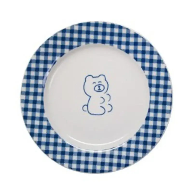 1537 - Teddy and Lucy Plate - 1537 - Plates - Harumio