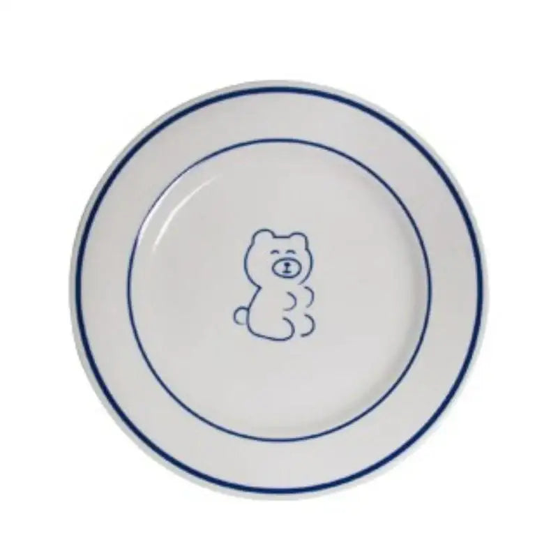 1537 - Teddy and Lucy Plate - 1537 - Plates - Harumio