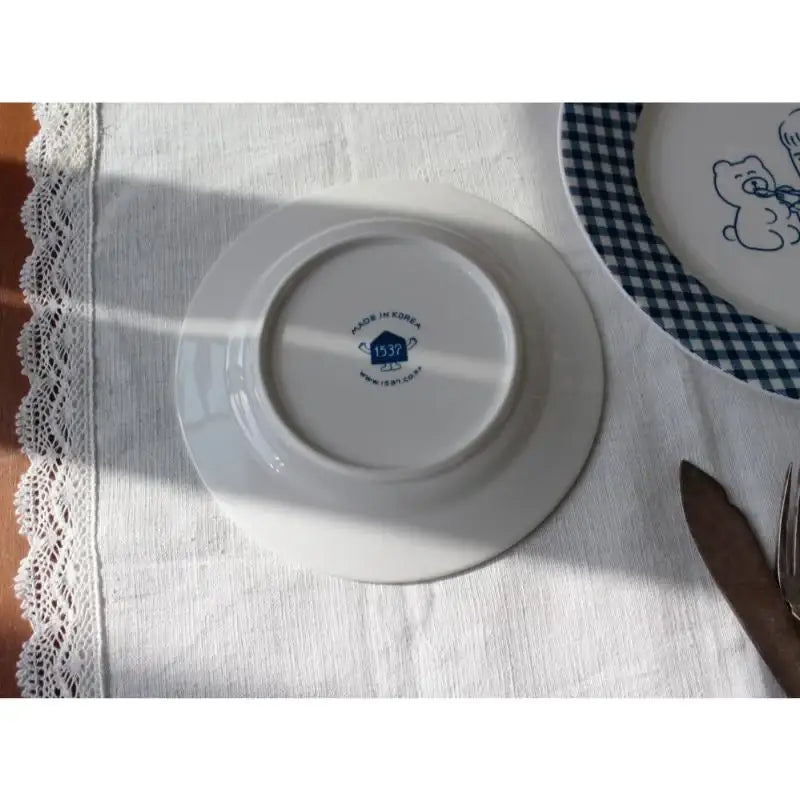 1537 - Teddy and Lucy Plate - 1537 - Plates - Harumio