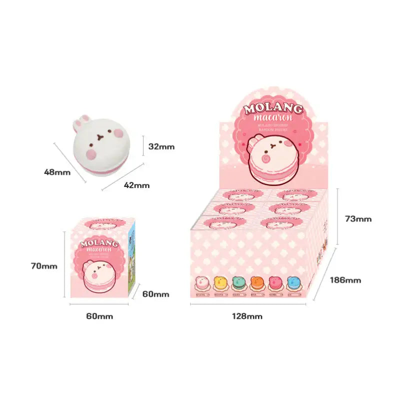 Molang - Macaroon Random Figure - Molang - Figure - Harumio