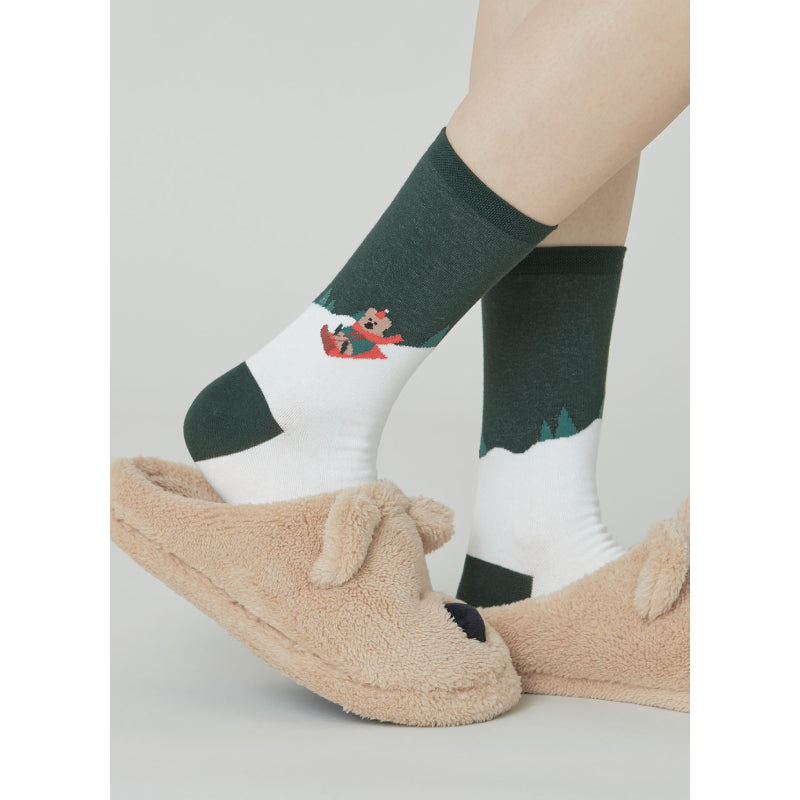 Dinotaeng - Hatty's Sleigh ride Single Socks