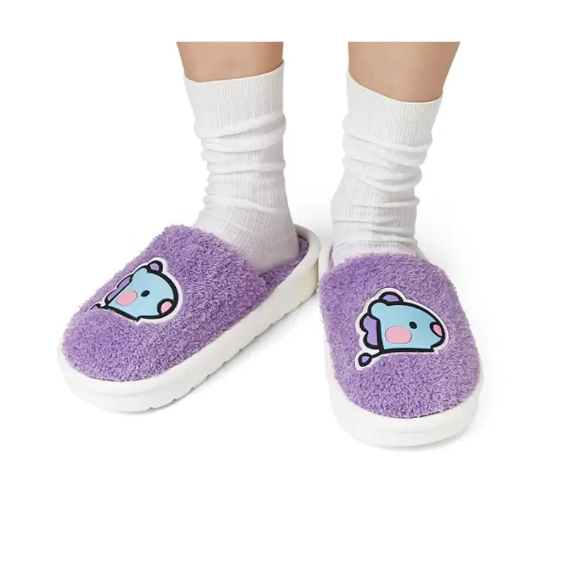 BT21 - Minini Big Face Boucle Slippers - LINE FRIENDS - Footwear - Harumio