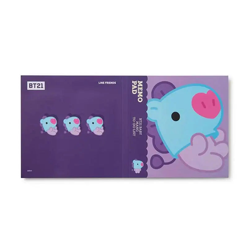 BT21 - Baby Sticky Note Pad - BT21 - Stationary - Harumio