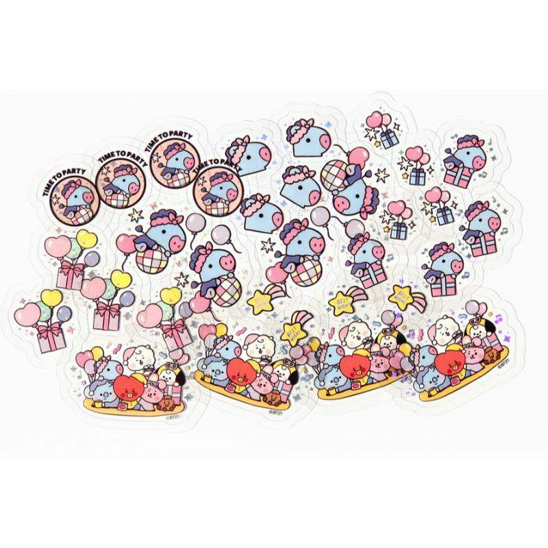 BT21 - Flake Sticker Pack - Party - BT21 - Accesories - Harumio