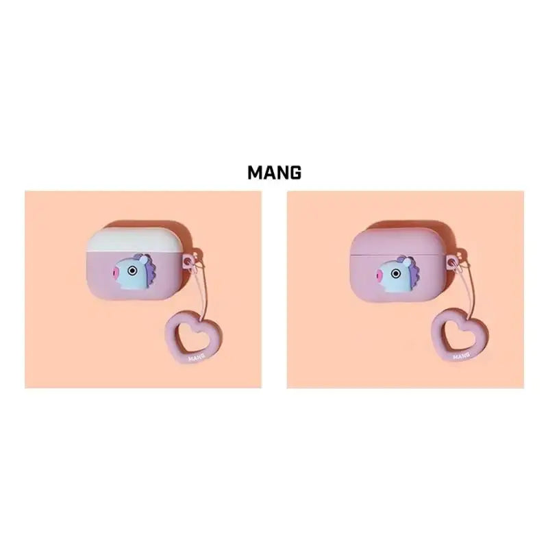BT21 x Royche - Airpods Pro Case Heart Ring Duo - BT21 - Accessories - Harumio