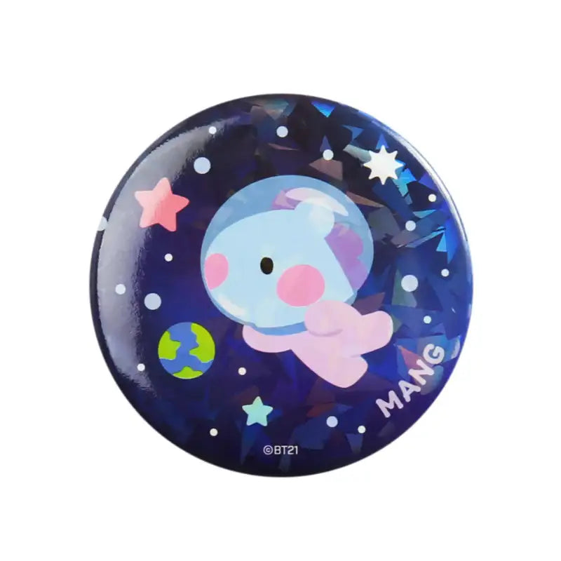 Monopoly x BT21 - Can Badge - Space - Monopoly - Badges - Harumio