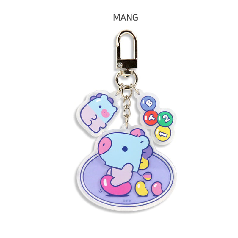 Monopoly x BT21 - Baby Acrylic Key Ring - Jelly Candy