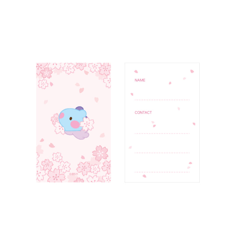 Monopoly x BT21 - Minini Travel Tag- Cherry Blossom