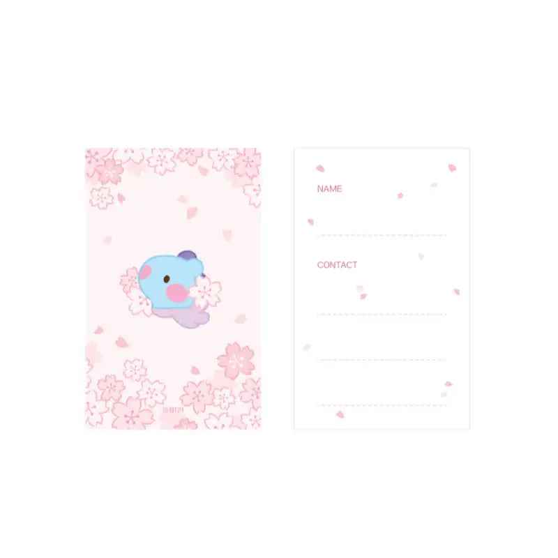 Monopoly x BT21 - Minini Travel Tag- Cherry Blossom - Monopoly - Travel Tag - Harumio