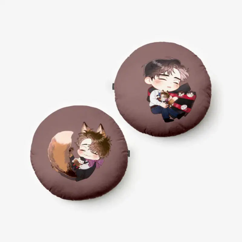 Mad Place - Fox Ideun Round Cushion - Junah COMICS - Accessories - Harumio