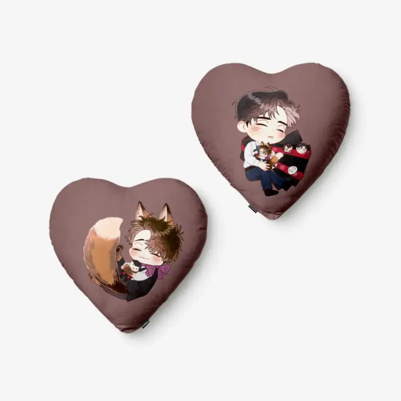 Mad Place - Fox Ideun Heart Cushion - Junah COMICS - Accessories - Harumio