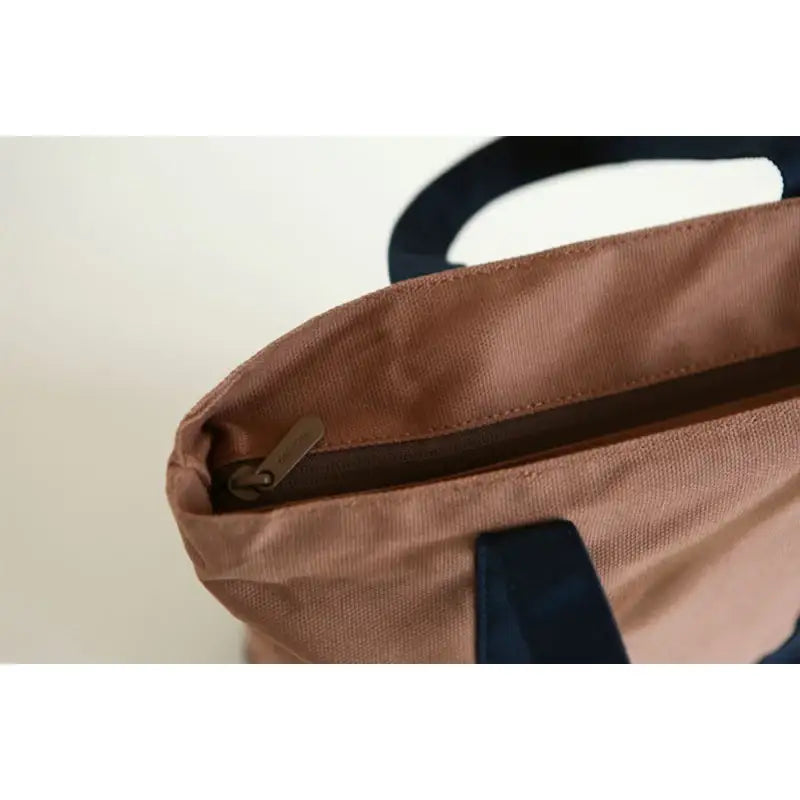 Dailylike x 10x10 - Two-Tone Almond Mini Tote Bag - Dailylike x 10x10 - Bags - Harumio