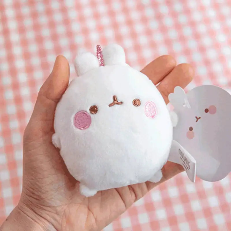 Molang - Flat Doll Mini - Molang - Keyring - Harumio