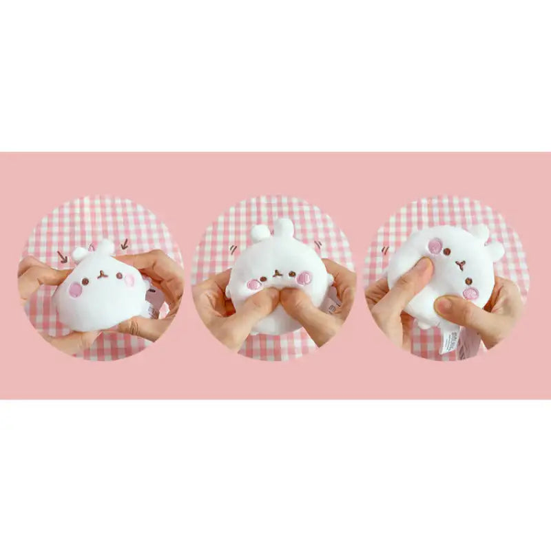 Molang - Flat Doll Mini - Molang - Keyring - Harumio