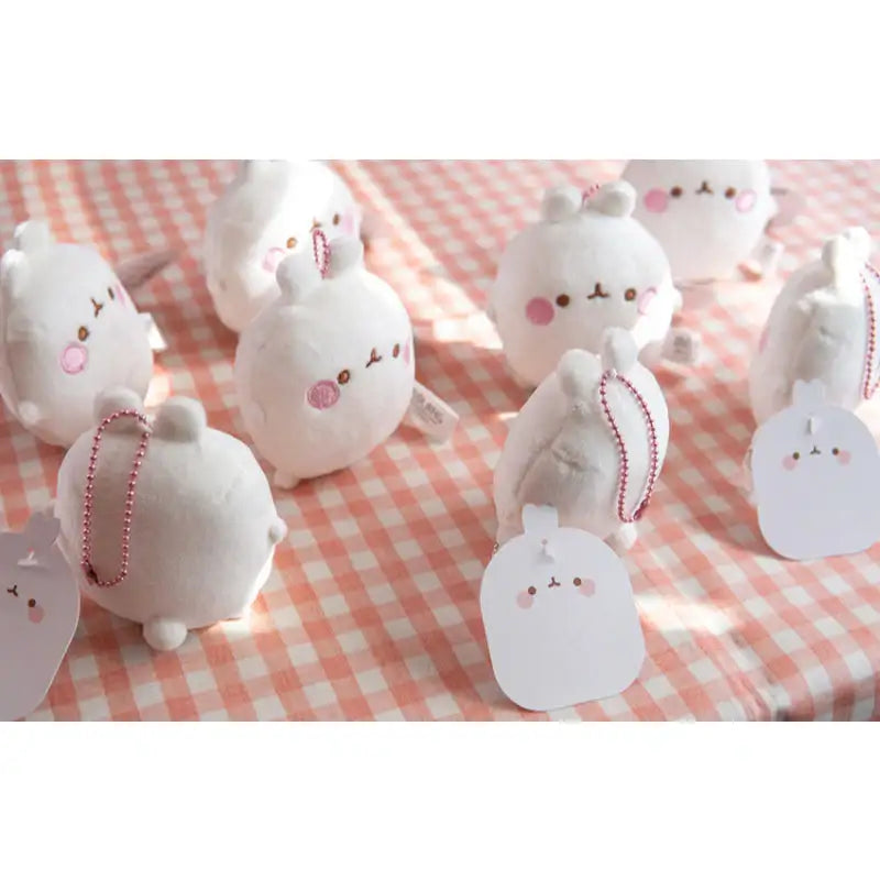 Molang - Flat Doll Mini - Molang - Keyring - Harumio