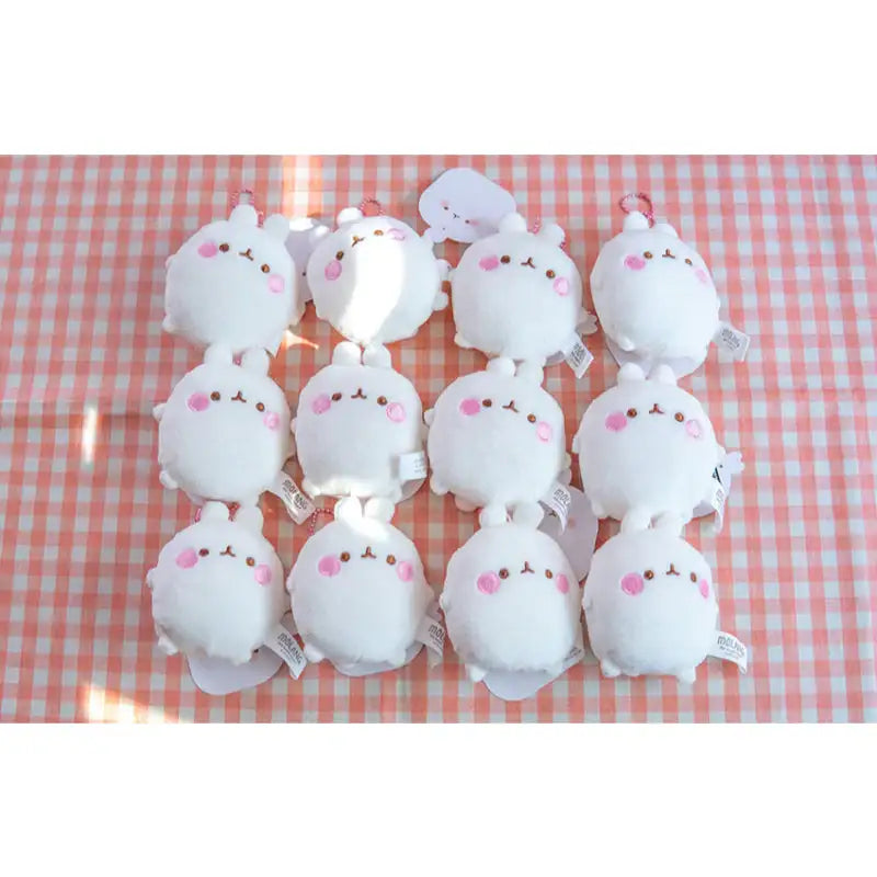 Molang - Flat Doll Mini - Molang - Keyring - Harumio