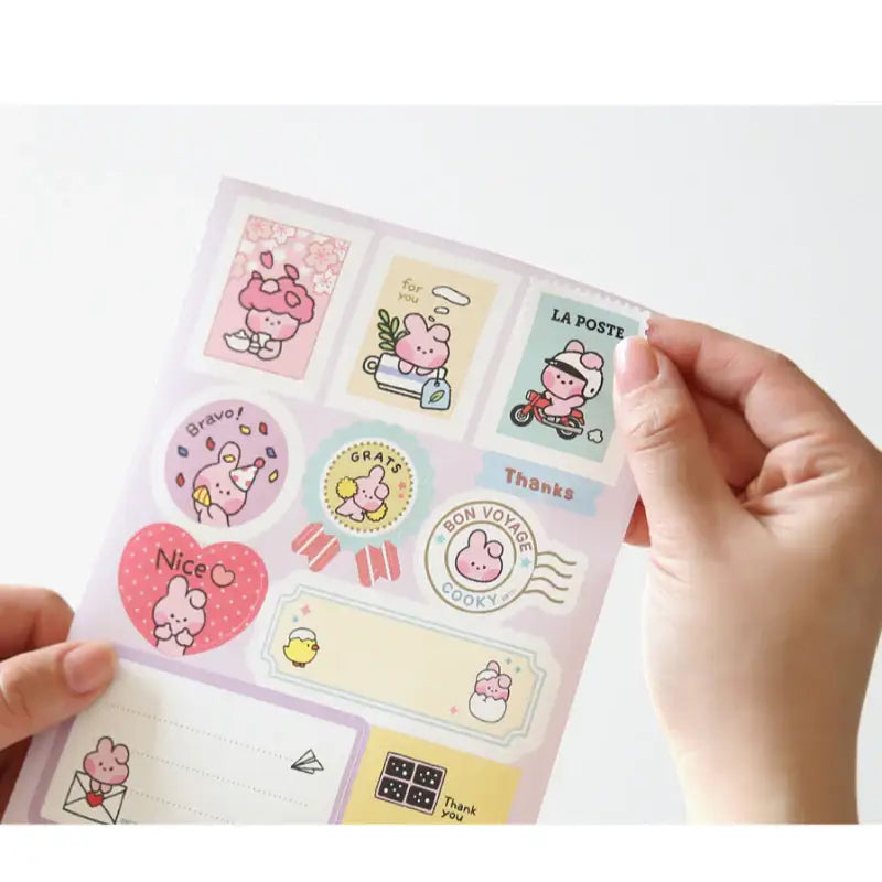 Monopoly x BT21 - Minini Removable Gift Sticker - Monopoly - Stickers - Harumio