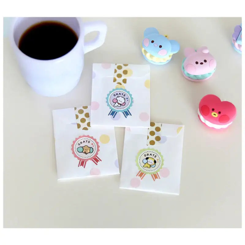 Monopoly x BT21 - Minini Removable Gift Sticker - Monopoly - Stickers - Harumio