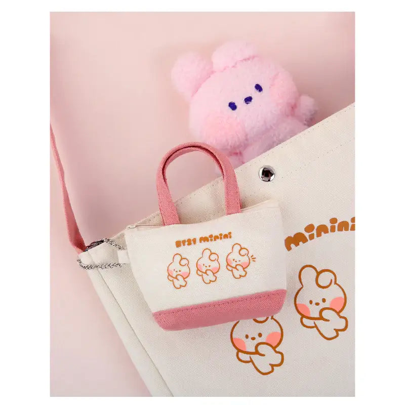 Monopoly x BT21 - Minini Canvas Mini Pouch - Monopoly - Mini Pouch - Harumio