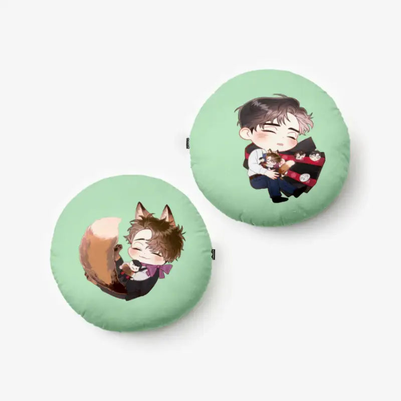 Mad Place - Fox Ideun Round Cushion - Junah COMICS - Accessories - Harumio