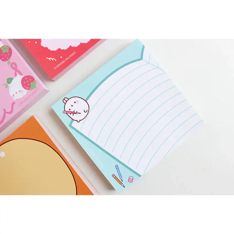 Molang - Rice Cake Memo Pad - Molang - Memo Pads - Harumio