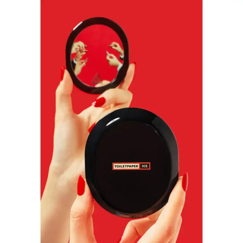 3CE x TOILETPAPER - Oval Hand Mirror - 3CE - Mirrors - Harumio