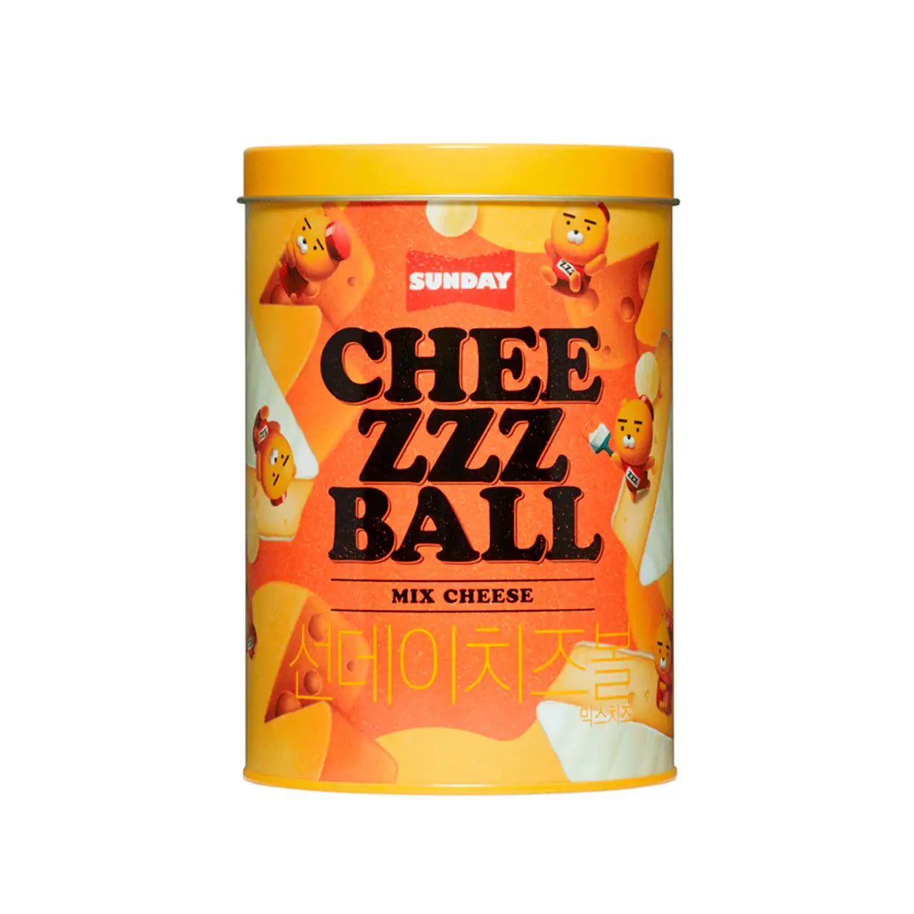 Kakao Friends - Ryan Sunday Cheezzz Ball (Tin Set) - Kakao Friends - Food - Harumio
