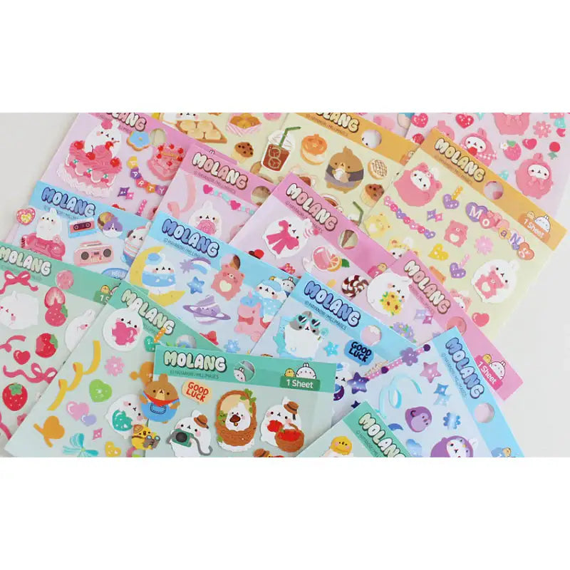 Molang - Diary Deco Stickers - Molang - Decorative Stickers - Harumio