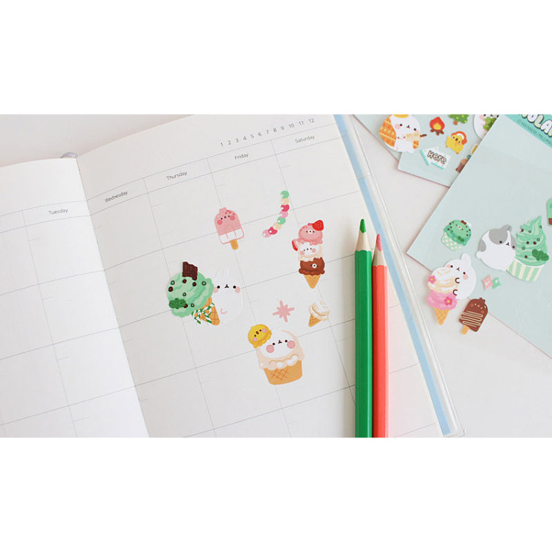 Molang - Diary Deco Stickers
