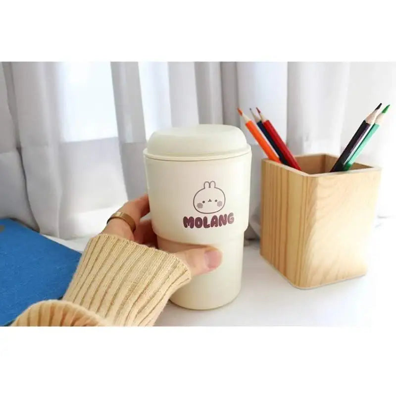 Molang - Face Cream Tumbler - Molang - Tumblers - Harumio