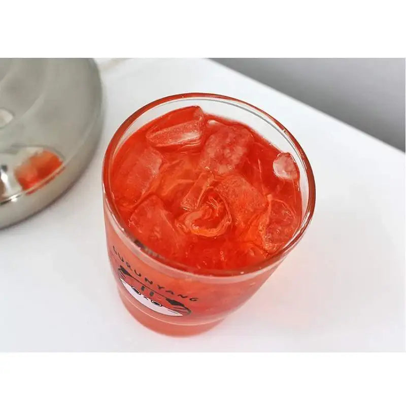 Molang - Gurunyan Face Double Glass Cup - Molang - Glass Cup - Harumio