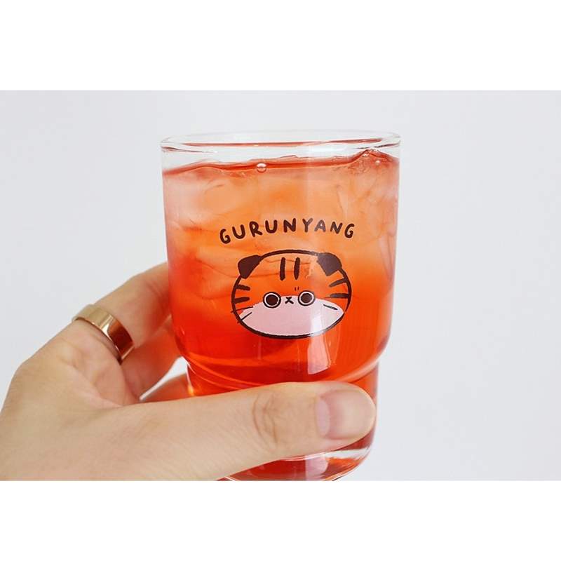 Molang - Gurunyan Face Double Glass Cup
