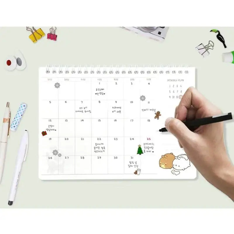 Molang - Monthly Planner V.1 - Molang - Calendars, Organizers & Planners - Harumio