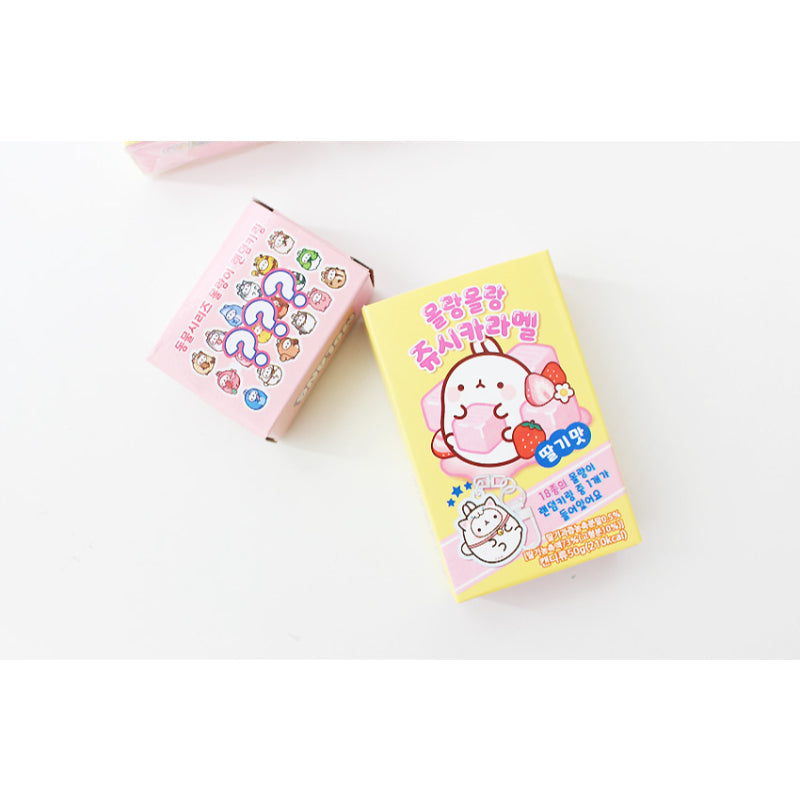 Molang - Juicy Caramel Strawberry Flavor With Keyring