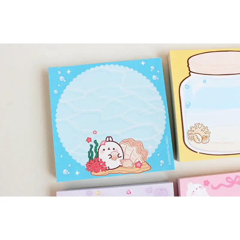 Molang - Rice Cake Memo Pad - Molang - Memo Pads - Harumio