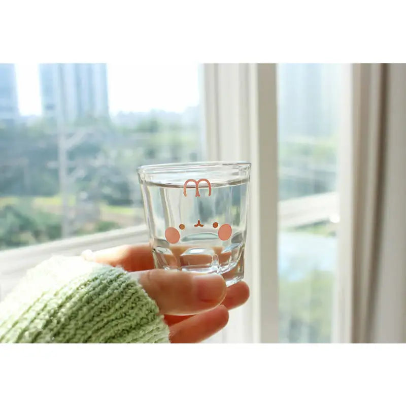 Molang - Blushing Soju Glass - Molang - Soju Glass - Harumio