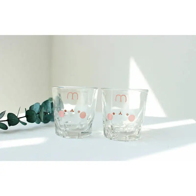 Molang - Blushing Soju Glass - Molang - Soju Glass - Harumio