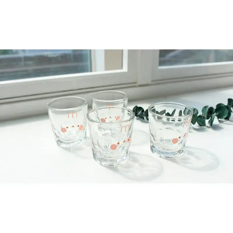 Molang - Blushing Soju Glass - Molang - Soju Glass - Harumio