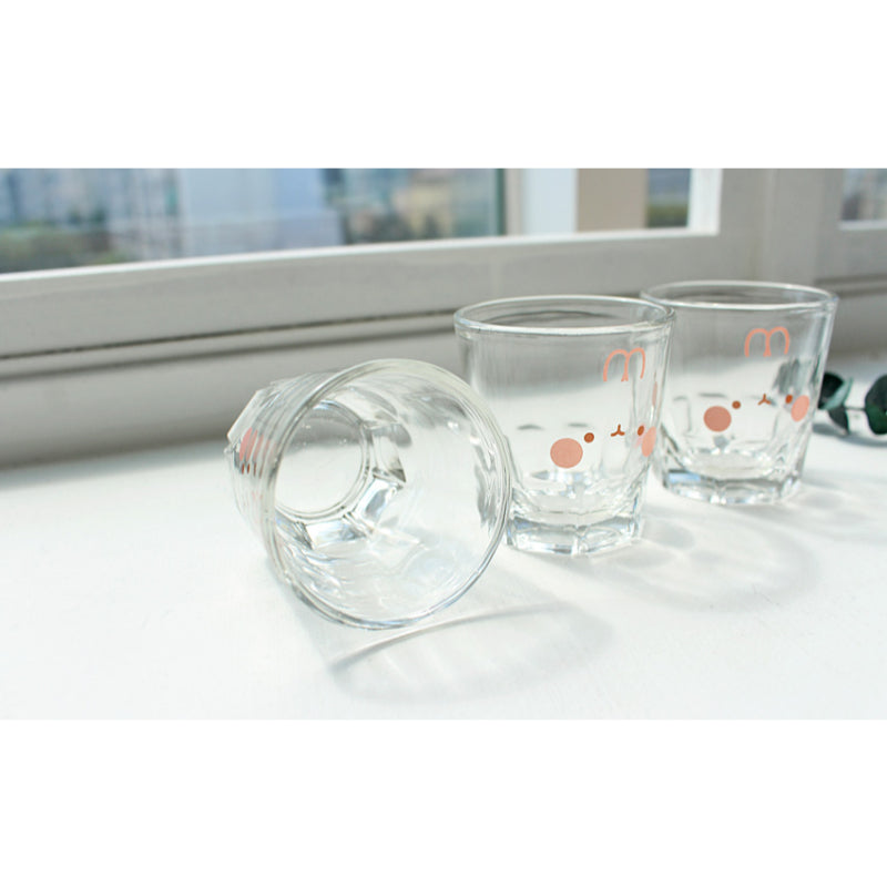 Molang - Blushing Soju Glass