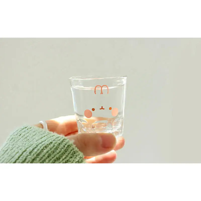 Molang - Blushing Soju Glass - Molang - Soju Glass - Harumio